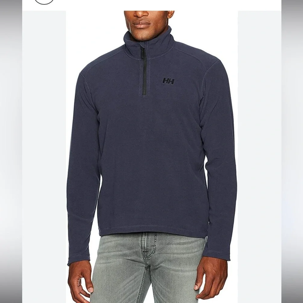 Stay warm ❄️Helly Hansen Men's Daybreaker Lightweight Half Zip Fleece Pullover